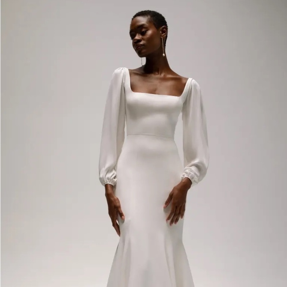 Jenny Yoo Eden Sleeves Bridal S/M